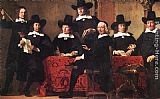 Famous Merchant Paintings - Governors of the Wine Merchant's Guild